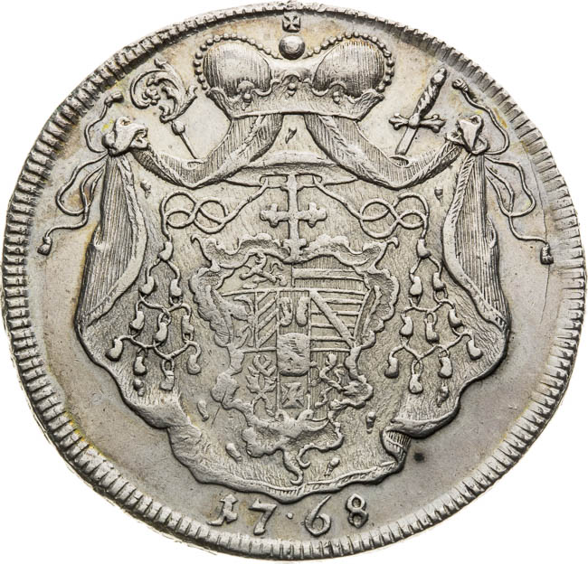 Thaler 1768 - back