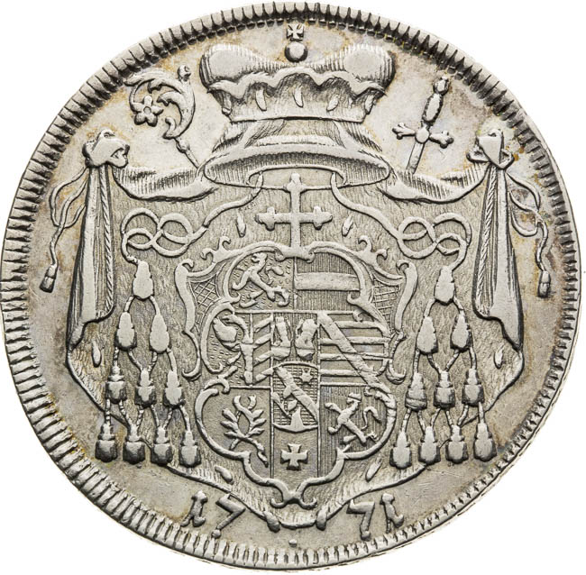 Thaler 1771 - back