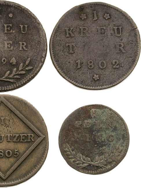 Set of coins (6 pcs) - back