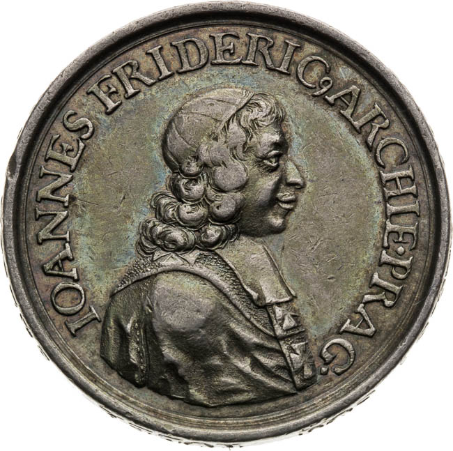 Silver medal 1688 - front