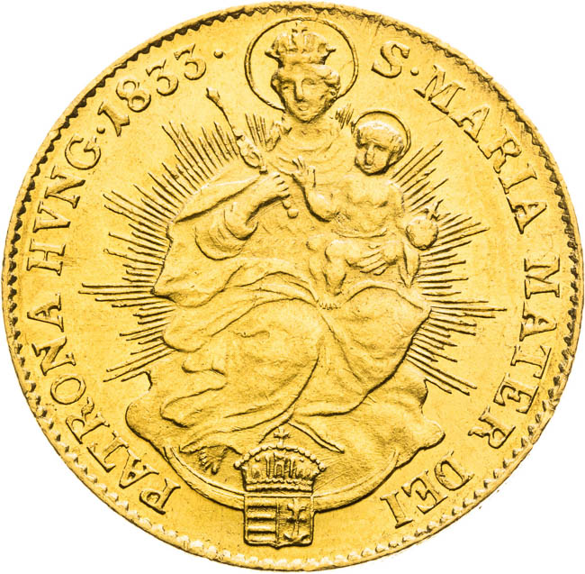 Ducat 1833 - back