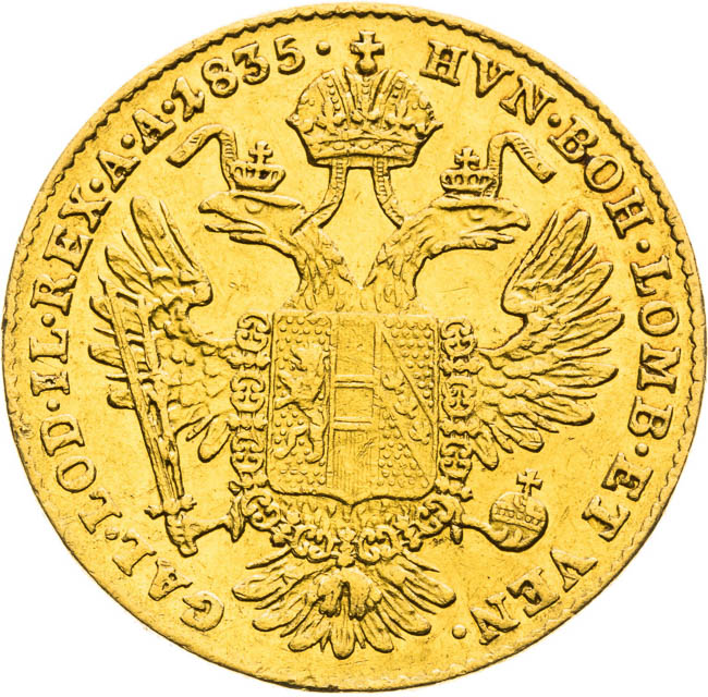 Ducat 1835 - back