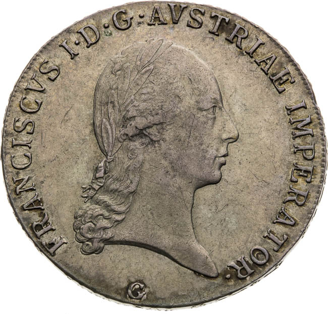 Tolar 1823 - avers