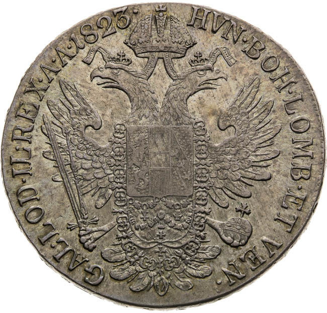 Tolar 1823 - revers