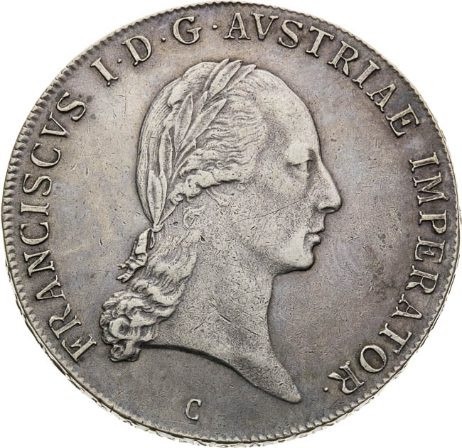 Tolar 1824 - avers