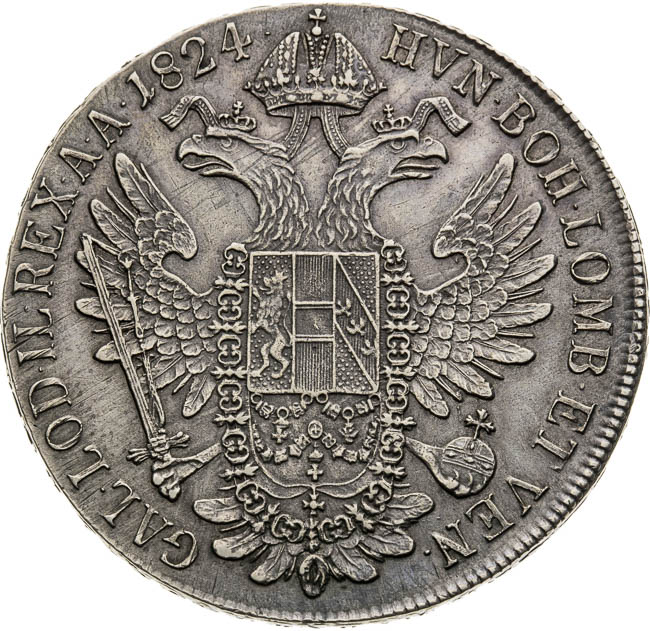 Tolar 1824 - revers