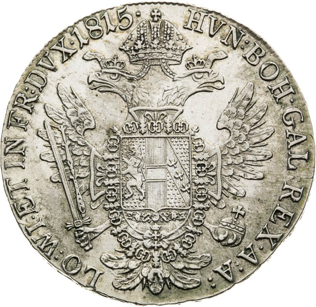 1/2 Tolar 1815 - revers