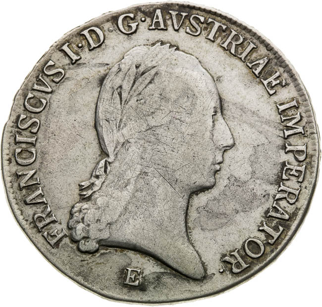 1/2 Tolar 1822 - avers
