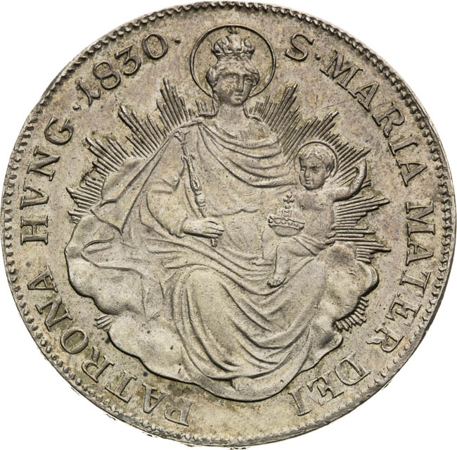 1/2 Thaler 1830 - back