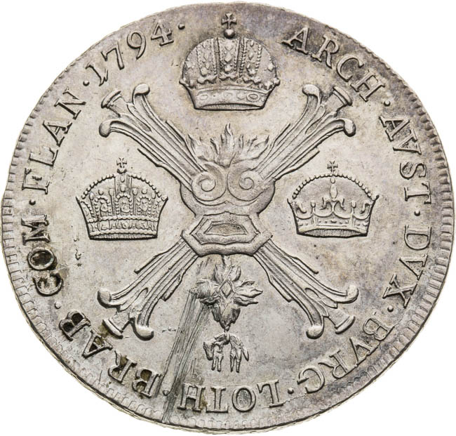 1/4 Tolar 1794 - revers