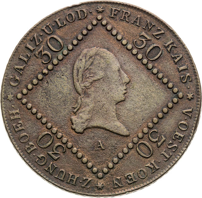 30 Krejcar 1807 - avers