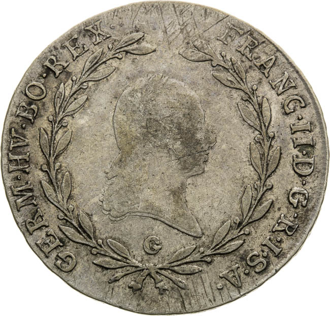 20 Krejcar 1804 - avers