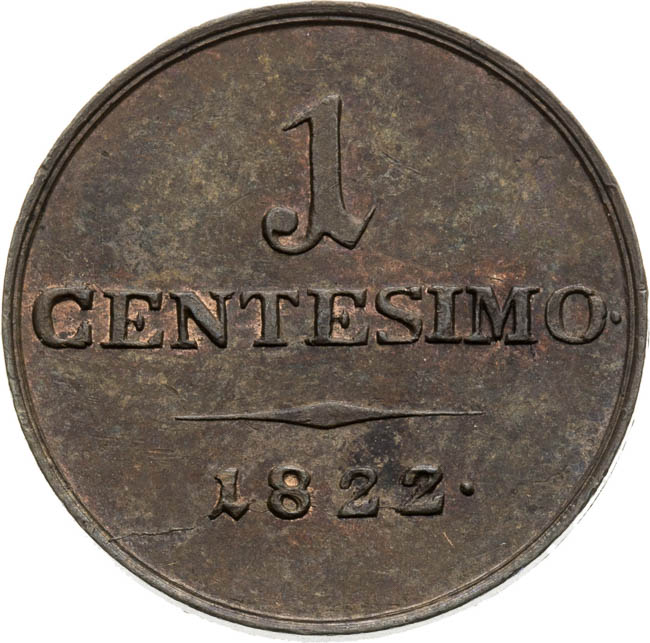 Centisimo 1822 - back