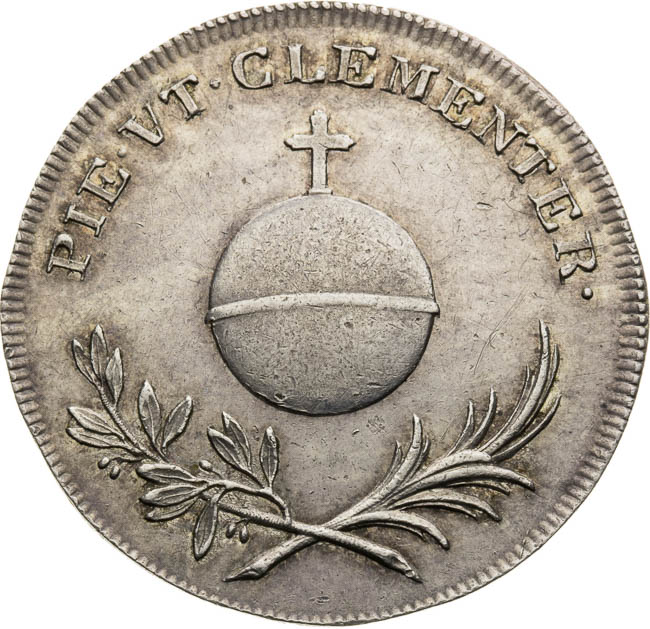 Stříbrný žeton 1825 - revers