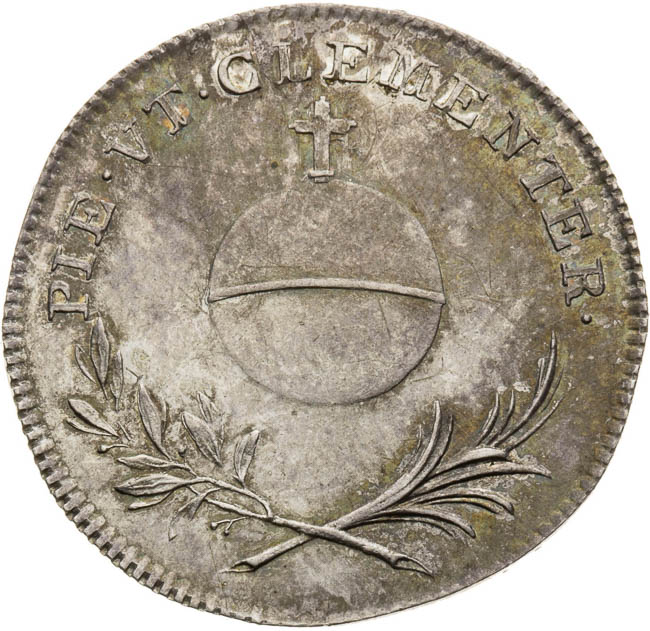 Stříbrný žeton 1825 - revers