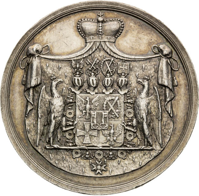 Stříbrná medaile - revers
