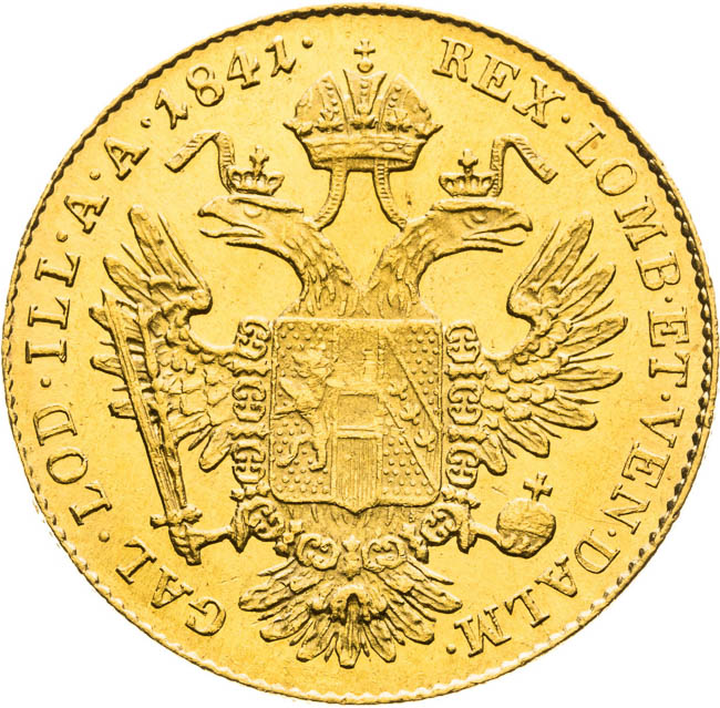 Ducat 1841 - back