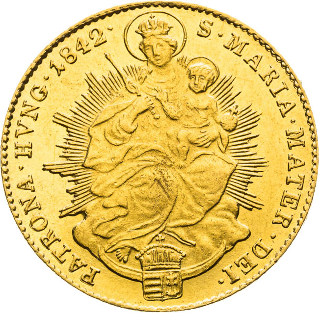 Ducat 1842 - back