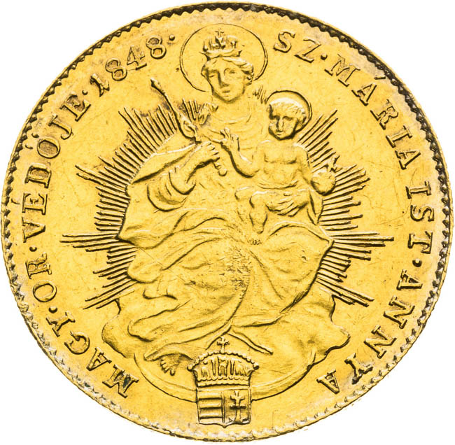Ducat 1848 (revolution) - back