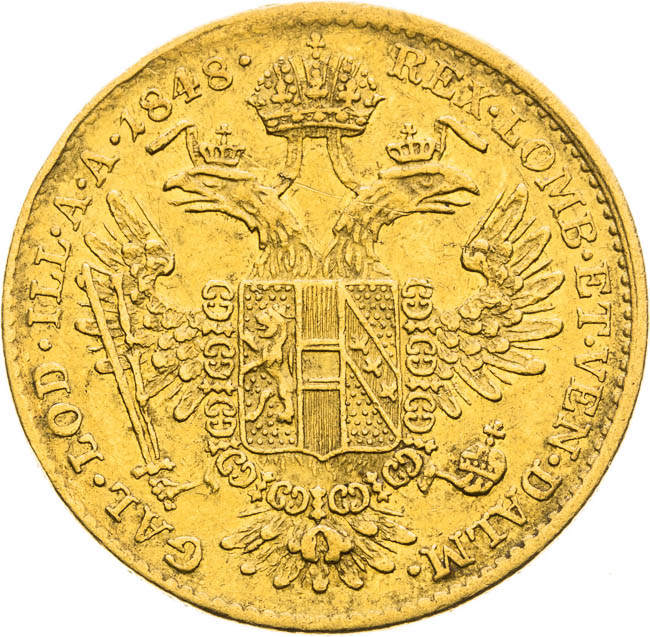 Ducat 1848 - back