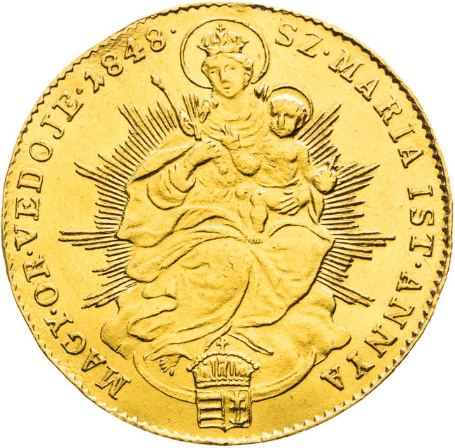 Ducat 1848 (revolution) - back