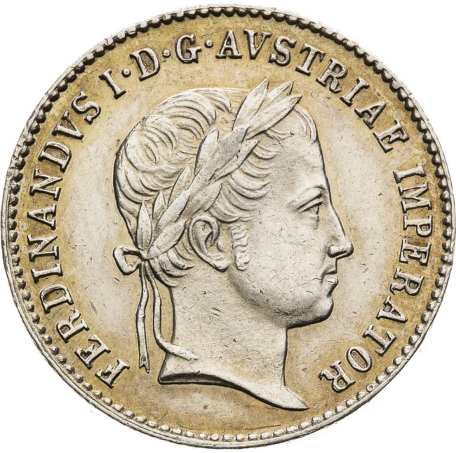 Stříbrný žeton 1836 - avers