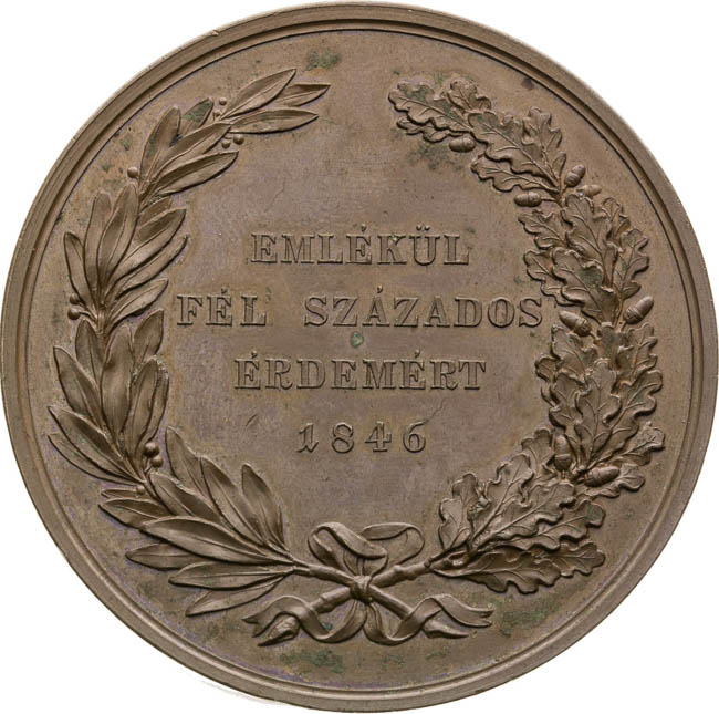 Medaile 1846 - revers