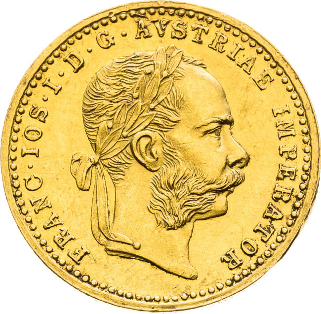 Dukát 1891 - avers