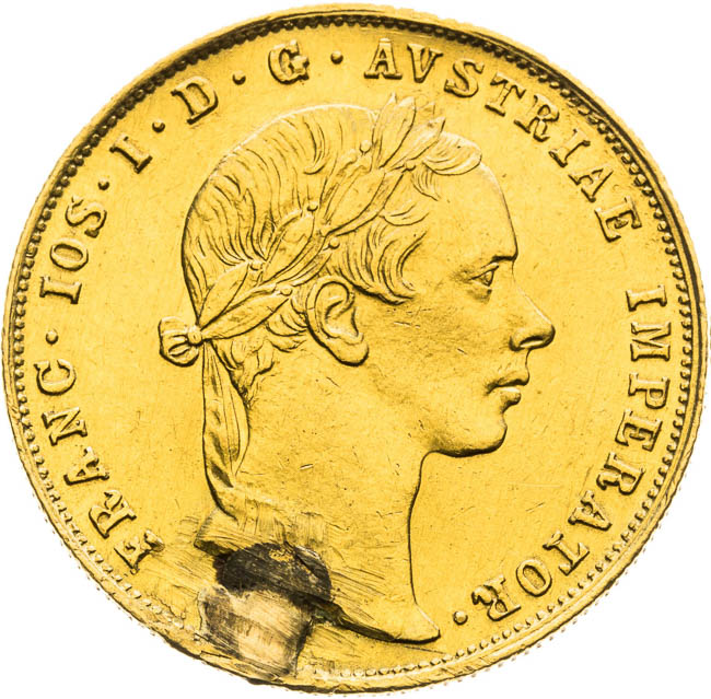 Dukát 1855 - avers