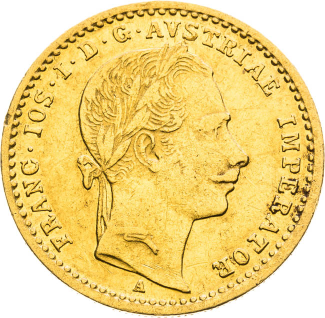 Dukát 1862 - avers