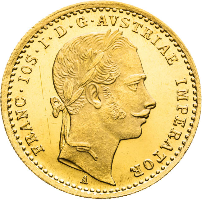 Dukát 1864 - avers