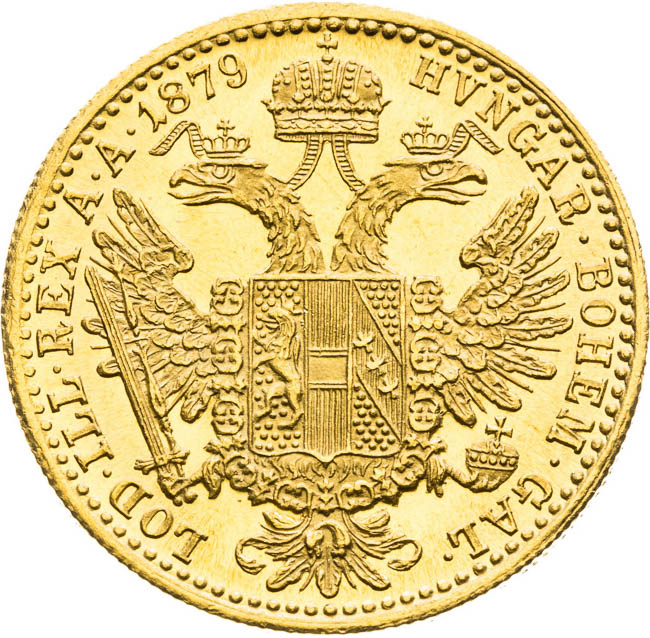 Ducat 1879 - back