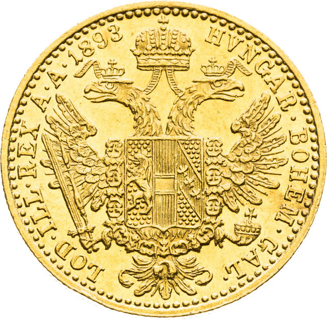 Ducat 1893 - back