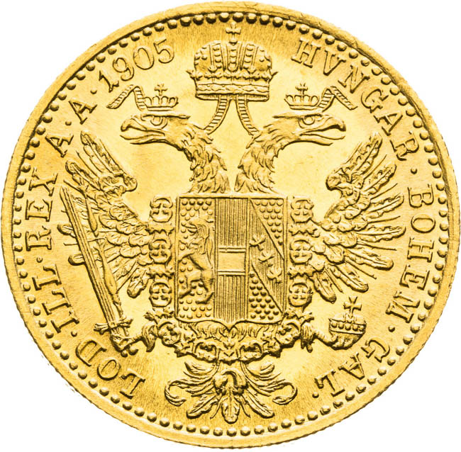 Ducat 1905 - back