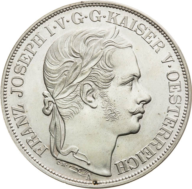2 Thaler 1857 (Restrike) - front