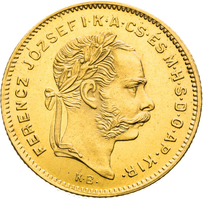 4 Gulden 1875 - front