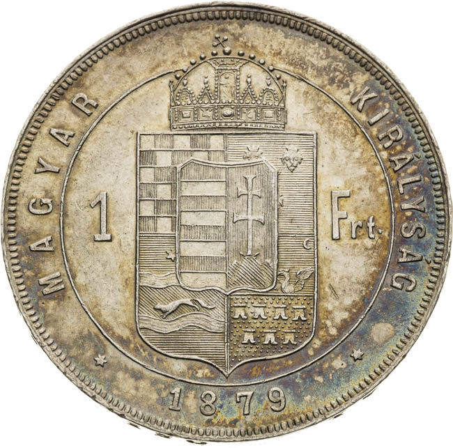 Zlatník 1879 - revers