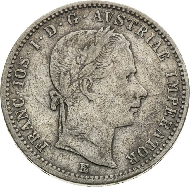 1/4 Zlatník 1859 - avers