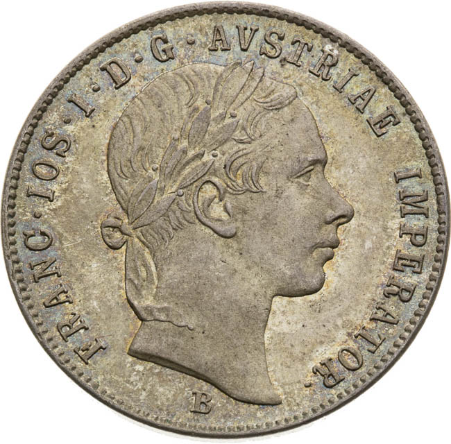 20 Krejcar 1854 - avers