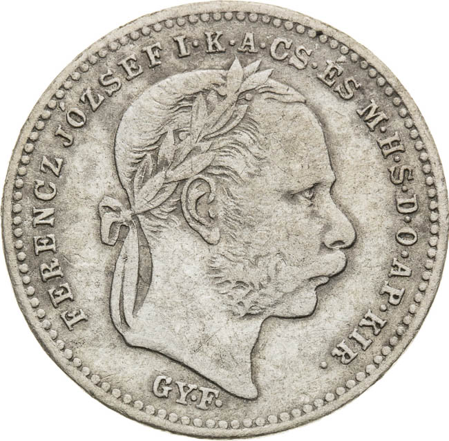 20 Krejcar 1870 - avers