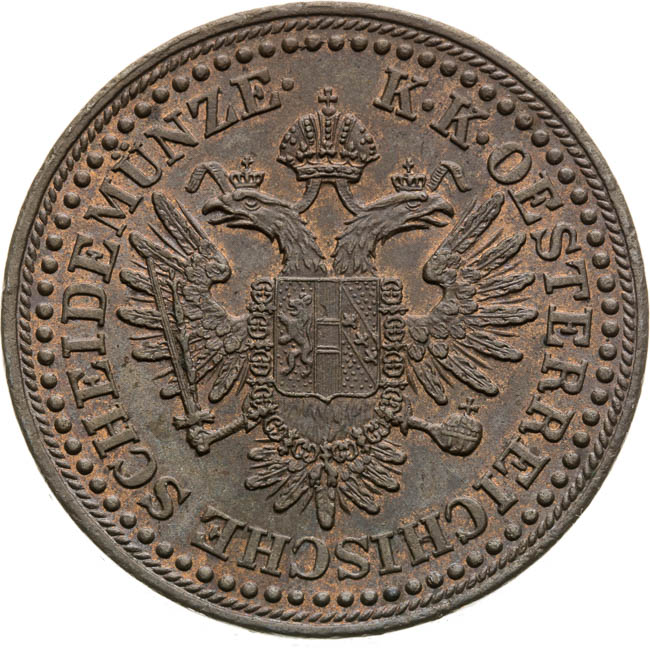 3 Krejcar 1851 - avers