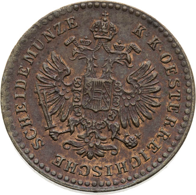 5/10 Krejcar 1858 - avers
