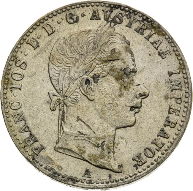 1/4 Kreutzer 1858 - front