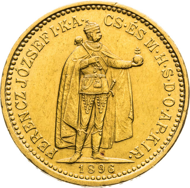 10 Korona 1896 - avers