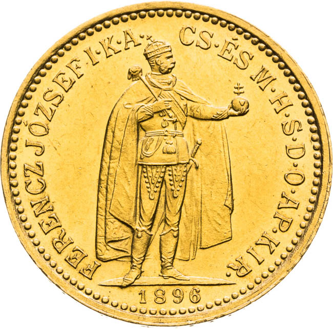 10 Korona 1896 - avers