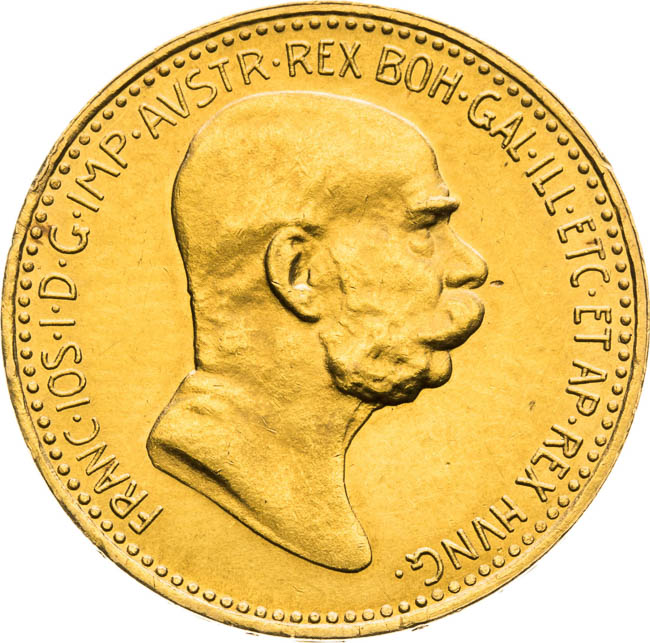 10 Korona 1908 - avers
