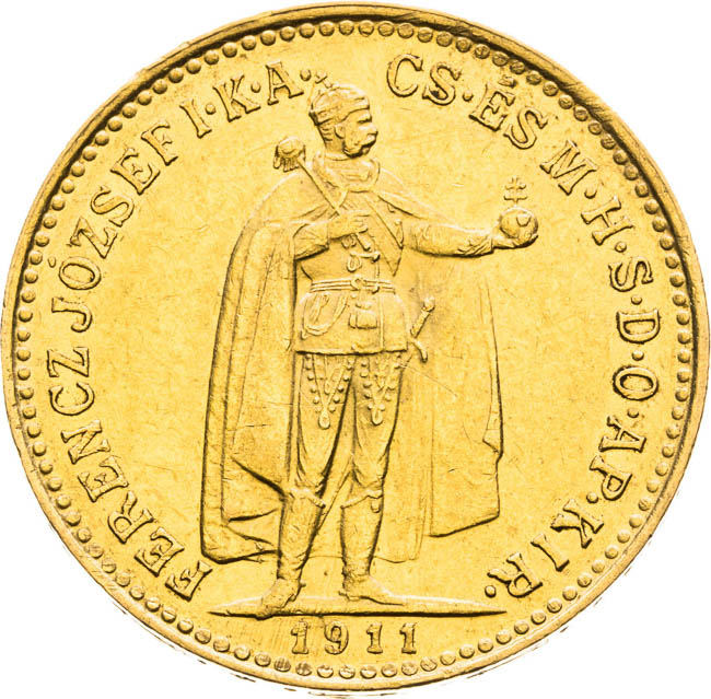 10 Korona 1911 - avers