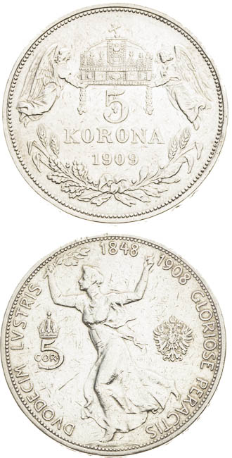 5 Korona (4 ks) - avers