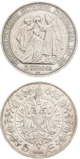 5 Korona (4 ks) - avers