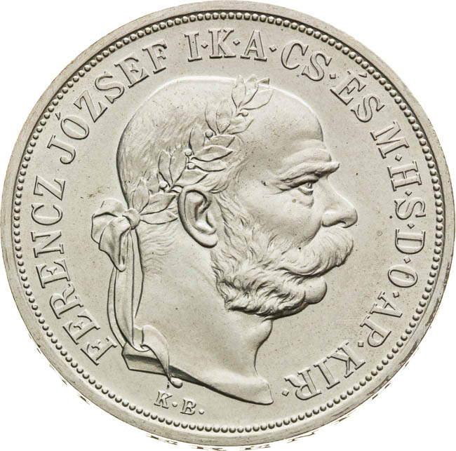 5 Korona 1909 - avers